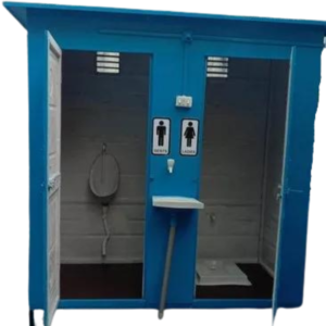 TWIN TOILET BLOCK SIZE: 7 FT X 4 FT